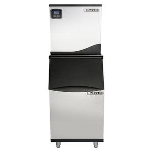 Maxx Ice 22" Commercial Half-Dice Ice Machine (360 lb.) with 310 lb. Bin