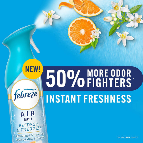 Febreze Air Mist Air Freshener Spray, Mixed Scent, 4ct., 32.4 oz.