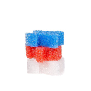 Scrub Daddy Texas Shaped Cleaning Sponges, Red White and Blue, 3 ct.