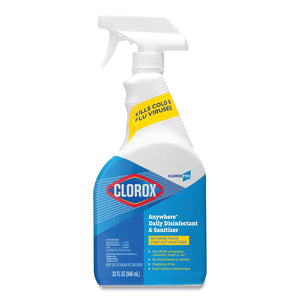Clorox Anywhere Daily Disinfectant & Sanitizing Spray 32 fl. oz., 12 ct.