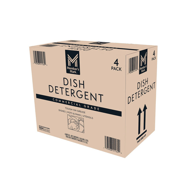 Member's Mark Commercial  Dish Detergent, 1 Gallon Jugs