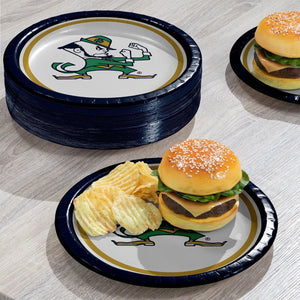 Notre Dame Fighting Irish NCAA Round Paper Plates, 10