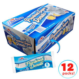 Duchess Mini Powdered Sugar Donuts, 3 oz, 12 pk.