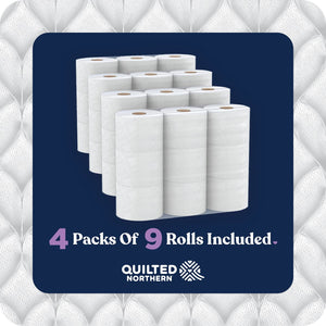 Quilted Northern Ultra Plush 3-Ply Toilet Paper 36 rolls, 255 sheets/roll