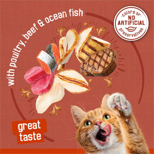 Purina Friskies Gravy Pleasers Variety Pack, Adult Wet Cat Food, 5.5 oz., 60 ct.