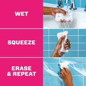 Mr. Clean Magic Eraser 2-in-1 Bathroom Cleaner Sponge, Lavender, 11 ct.