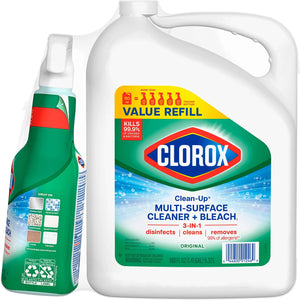 Clorox Clean-Up All-Purpose Cleaner + Bleach, Original Spray + Refill