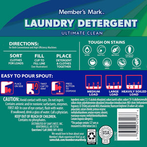 Member's Mark Liquid Laundry Detergent, Paradise Splash, 127 loads, 196 fl. oz.