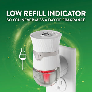 Air Wick Plug In Scented Oil Kit, Fresh Linen, 2 warmers + 8 refills