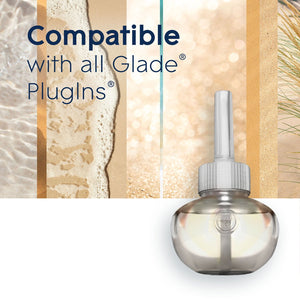Glade PlugIns Scented Oil, Aqua Waves, 1 Warmer + 9 Refills