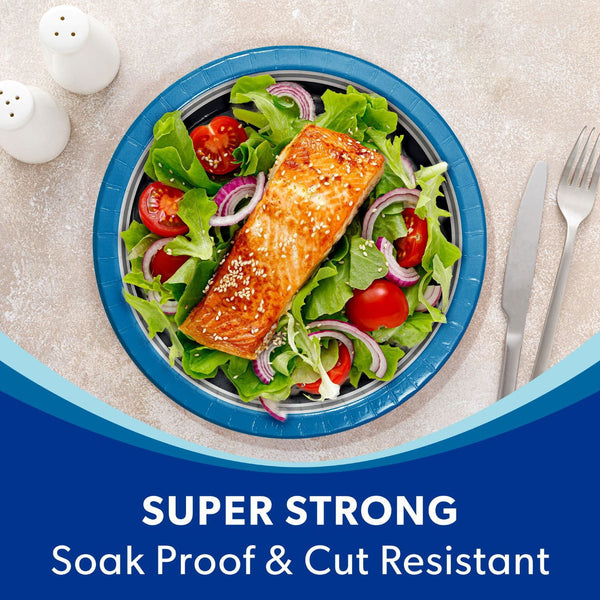 Carolina Panthers NFL Round Paper Plates, 10