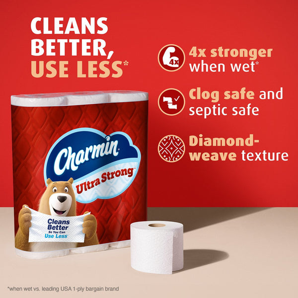 Charmin Ultra Strong 2-Ply Toilet Paper 32 rolls, 231 sheets/roll