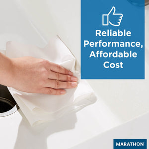 Marathon Hardwound Roll 1-Ply White Paper Towels, 6 rolls, 700 ft./roll