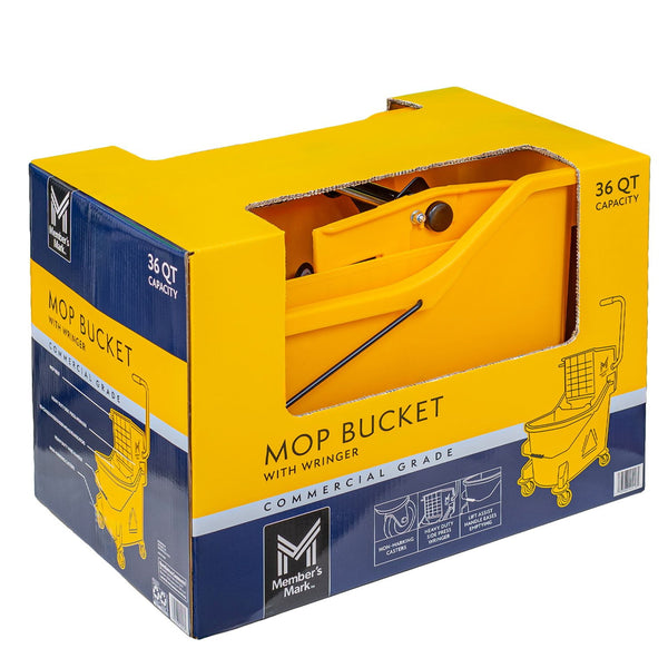 Member's Mark Commercial Mop Bucket with Wringer, 36 qt.