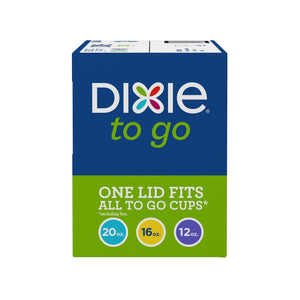 Dixie To Go Black Hot Cup Lids, 12-20 fl. oz., 500 ct.