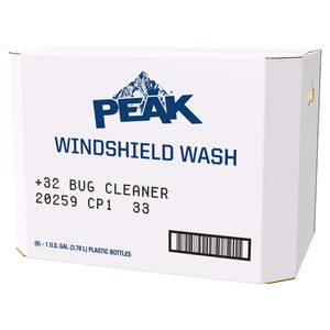 PEAK Windshield Wash +32°F Bug Cleaner 1 Gallon 6PK