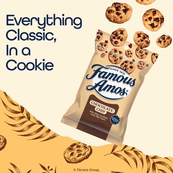 Famous Amos Chocolate Chip Cookies, 2 oz., 42 pk.