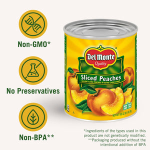 Del Monte Lite Sliced Peaches 105 oz.