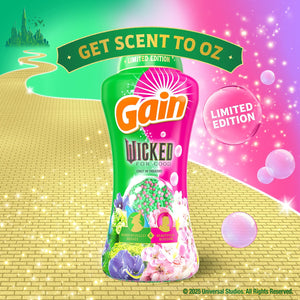 Gain "Wicked: For Good" Limited Edition, In-Wash Laundry Scent Booster Beads,  Wonderfullest Woods & Beautifical Blossom, 26.3 oz.