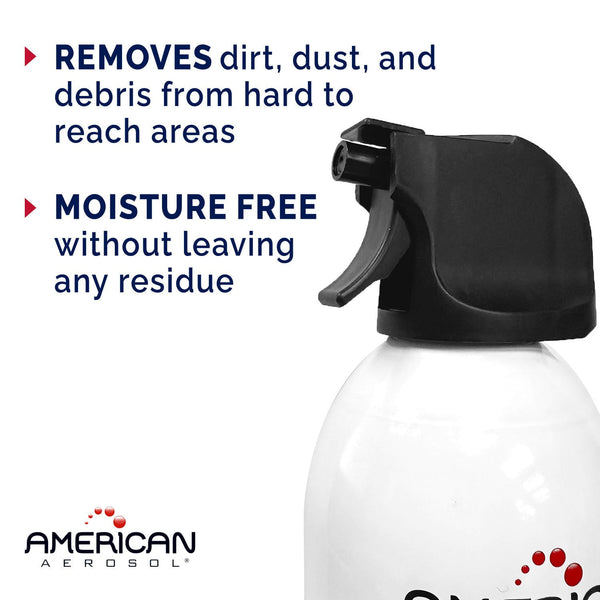 American Aerosol Compressed Gas Electronics Duster 10 oz., 4 Pack