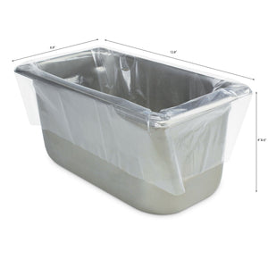 PanSaver Ovenable Pan Liners for 4” to 6" Medium and Deep Third and Quarter Size Pans 100 pk.