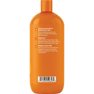 Zesty Paws Flea & Tick Shampoo for Dogs, to Repel, Control, and Prevent Fleas & Ticks, 32oz