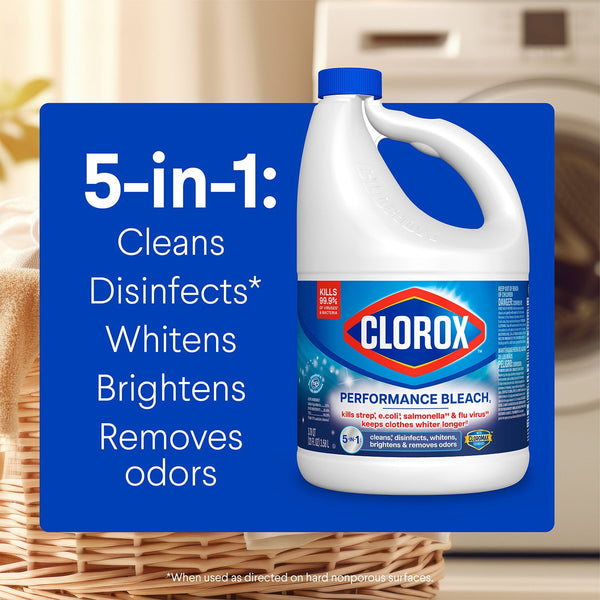Clorox Performance Bleach, 3 ct., 363 fl. oz.