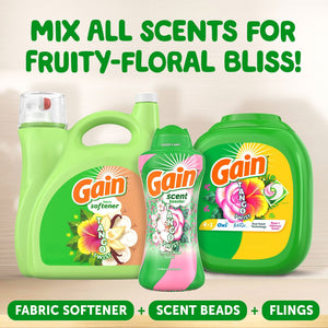 Gain Tango Twist Laundry Scent Booster Beads, Cherry and Rose Scent, 26.3 oz.