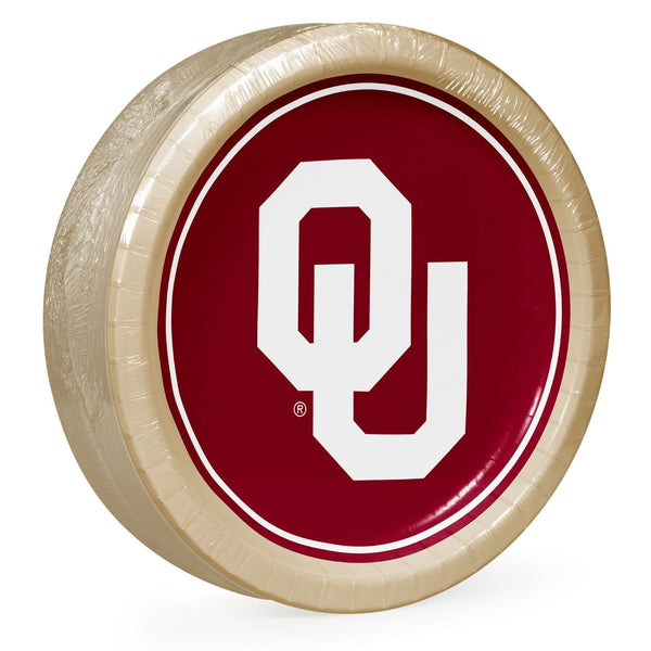 Oklahoma Sooners NCAA Round Paper Plates, 10