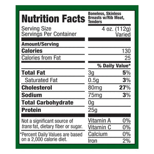 Rosie Organic Thin Sliced Boneless and Skinless Chicken Breasts, Case, priced per pound