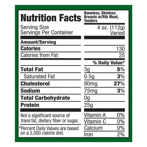 Rosie Organic Thin Sliced Boneless and Skinless Chicken Breasts, Case, priced per pound