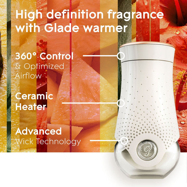 Glade PlugIns Scented Oil, Hawaiian Breeze, 1 Warmer + 9 Refills