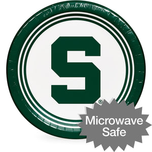 Michigan State Spartans NCAA Round Paper Plates, 10