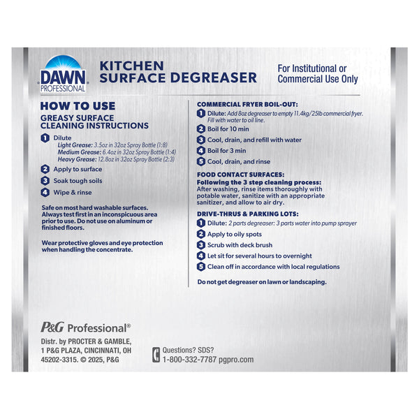 Dawn Professional Kitchen Surface Degreaser 1 gal., 2 ct.