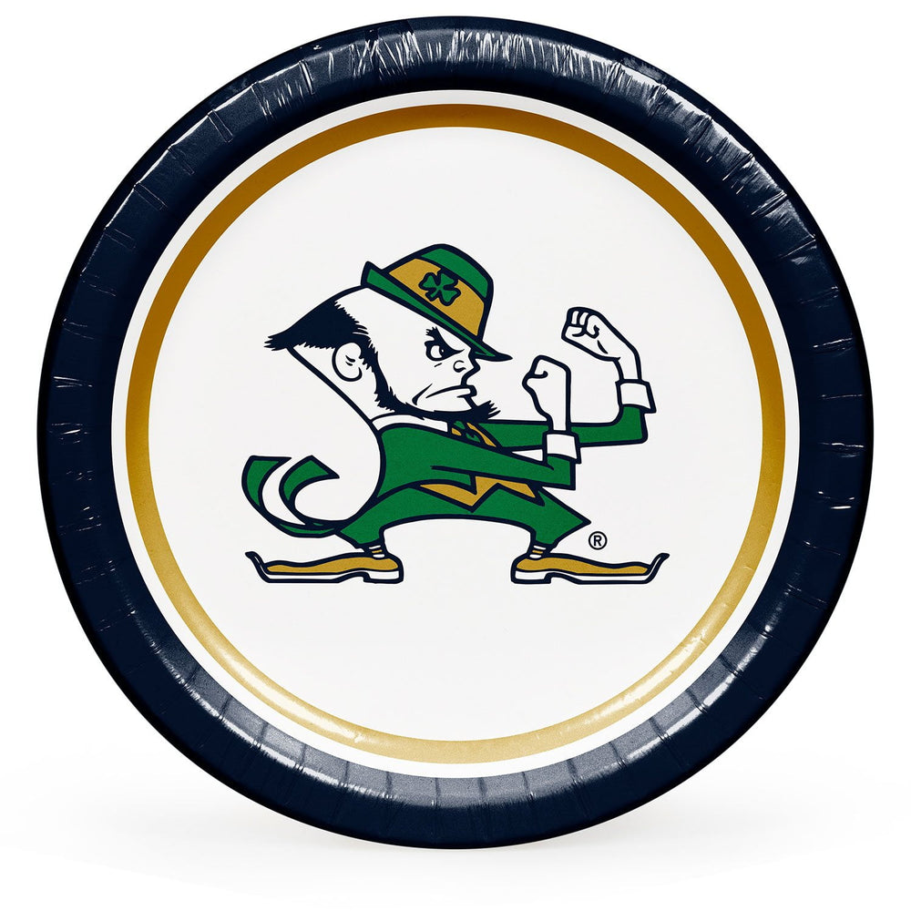 Notre Dame Fighting Irish NCAA Round Paper Plates, 10