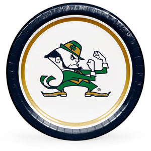 Notre Dame Fighting Irish NCAA Round Paper Plates, 10