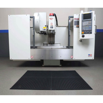 General Purpose WorkStep Floor Mat, Black (36" x 60" x .5")