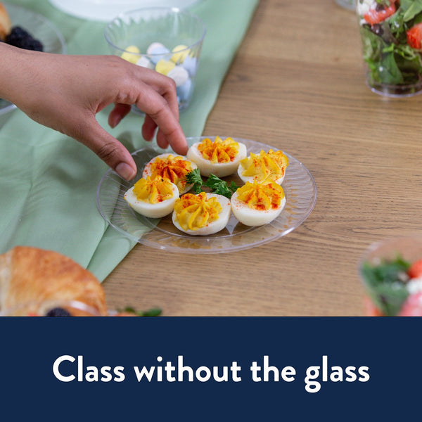 Chinet Crystal Clear Plastic Dessert Plate, 7" 150 ct.