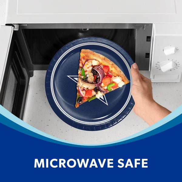 Dallas Cowboys NFL Round Paper Plates, 10