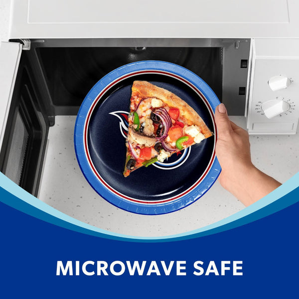 Tennessee Titans NFL Round Paper Plates, 10