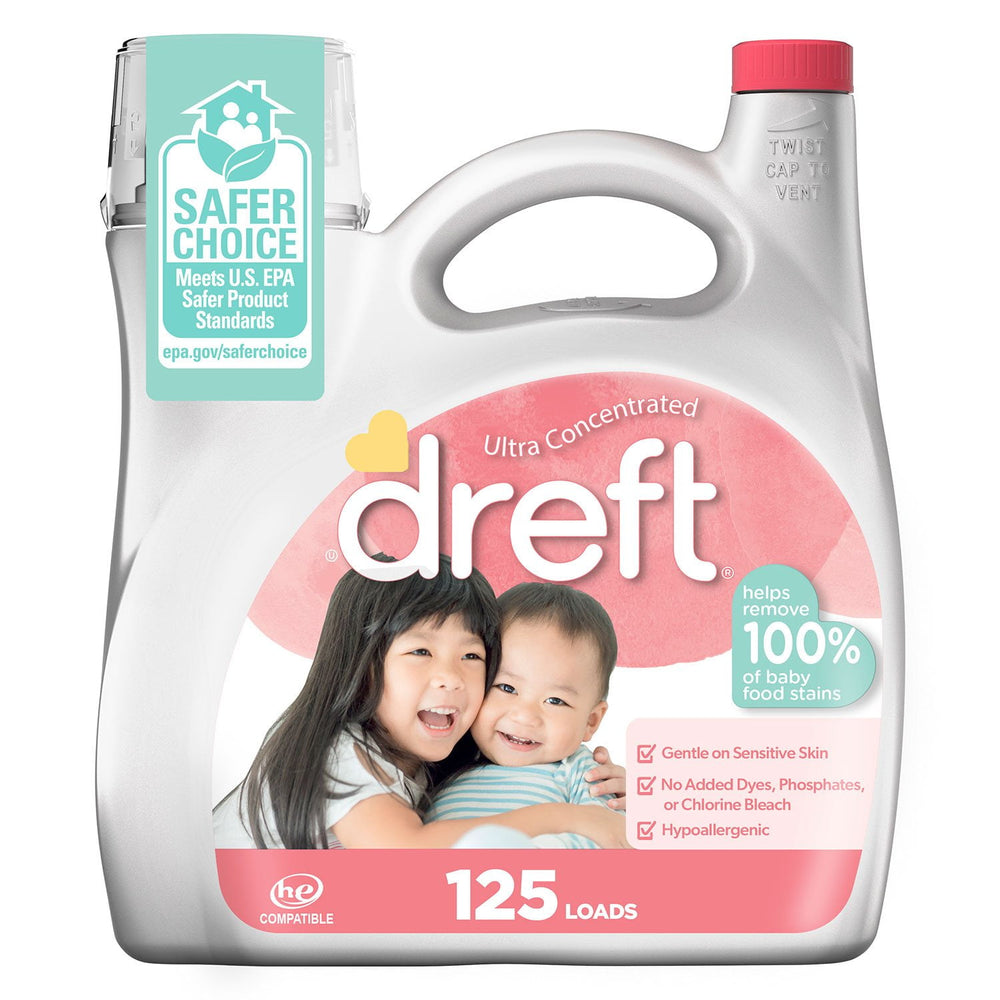 Dreft Baby Liquid Laundry Detergent, 125 loads, 170 fl. oz.