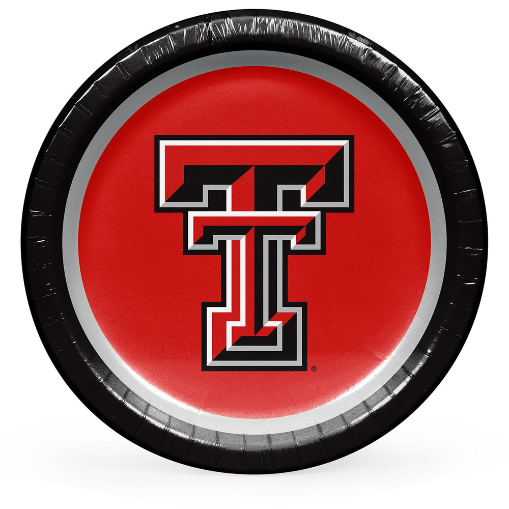 Texas Tech Red Raiders NCAA Round Paper Plates, 10