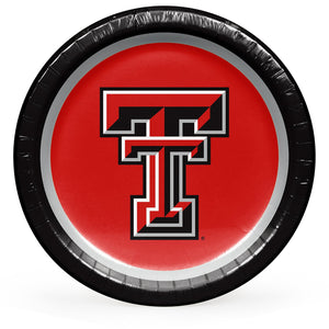 Texas Tech Red Raiders NCAA Round Paper Plates, 10