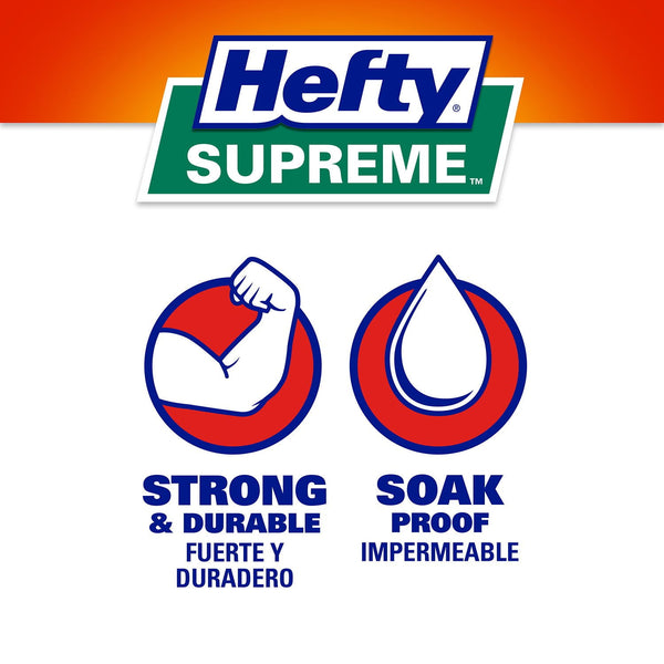 Hefty Supreme Foam Charola Trays, 6.5" x 8.625" 200 ct.