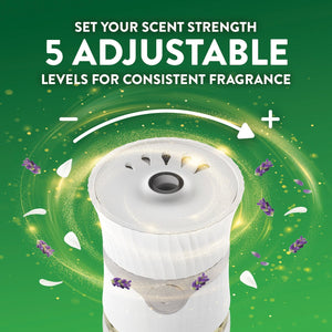 Air Wick Plug In Essential Oil Air Freshener Refills, Lavender & Chamomile, 9 refills