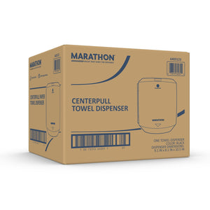 Marathon Manual Centerpull Paper Towel Dispenser, Black