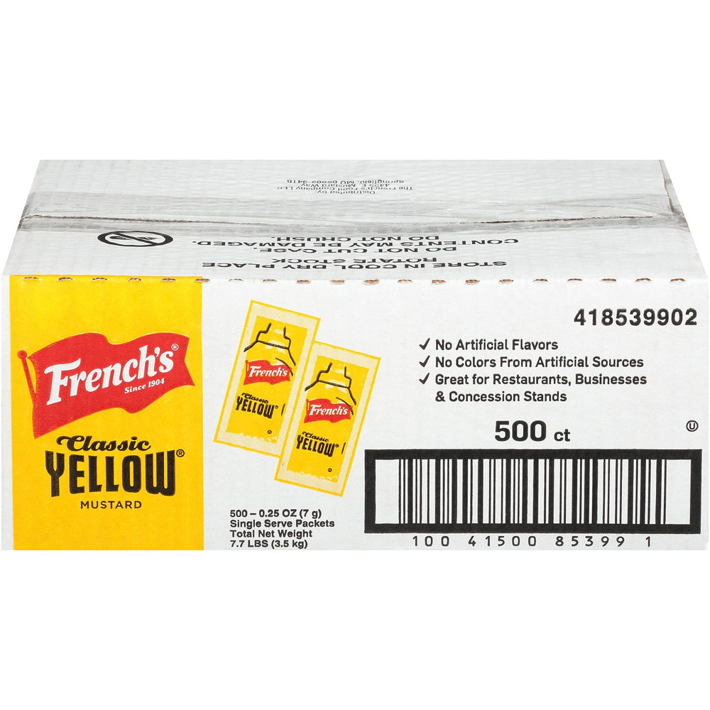 French's Mustard Single-Serve Packets, 5.5 g., 500 ct.