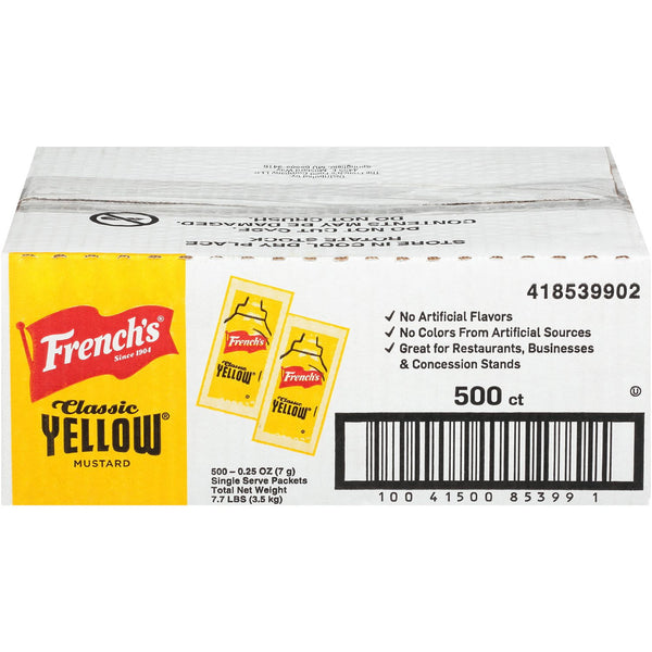 French's Mustard Single-Serve Packets, 5.5 g., 500 ct.