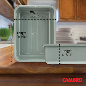 Cambro Large Capacity Bus Box, 21"x 15" x 7" 2 pk.