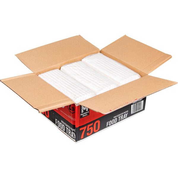 Members Mark Heavy Duty Paper Food Trays, 2 lbs., 750 ct.